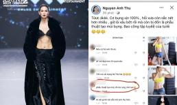 Siêu mẫu Anh Thư lên tiếng đính chính tin đồn phẫu thuật thẩm mỹ để có cơ bụng xịn xò 