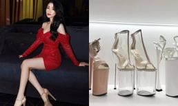 Hé lộ tủ giày cực bá đạo của Hòa Minzy, hóa ra bí kíp 'hack' chiều cao là đây! 