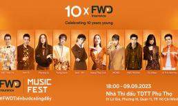 Hoàng Thùy Linh, HIEUTHUHAI, MONO, Phương Ly... và loạt sao Vpop quy tụ trong FWD Music Fest 2023, fan Vpop mà bỏ lỡ thì sẽ tiếc lắm đấy!