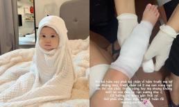 Con gái Salim gây lo lắng khi bị rạn xương vì ngã, phải băng bó và dưỡng thương 2 tuần 