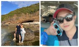 Chồng cũ Nhật Kim Anh đưa con trai du lịch biển, không ngại khoe ảnh 'tình bể bình' bên người mới