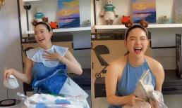 Minh Hằng đập hộp những thứ chuẩn bị cho ngày sinh nở, sắc vóc gây chú ý