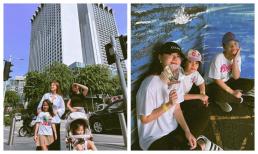 Phạm Quỳnh Anh xả ảnh du lịch Singapore cùng các con: Nhan sắc như thiếu nữ, tiết lộ tính cách các con gái