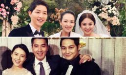 Đều là sao ngoại quốc đi dự hôn lễ nhưng Chương Tử Di và Kim Bum kẻ bị chê, người lại được khen 