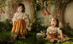 Cháu gái Vũ Hà hóa thiên thần nhí trong bộ ảnh đón sinh nhật: Gương mặt siêu đáng yêu, ngày càng lém lỉnh 