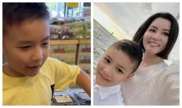 Con trai Đan Trường còn bé đã làm điều tinh tế này với mẹ mình.