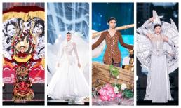 Miss Grand Vietnam 2023: Hoa hậu Tiểu Vy, Á hậu Minh Kiên cùng dàn Hậu đình đám gây choáng với trang phục dân tộc độc - lạ