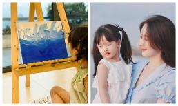 Hoa hậu Đặng Thu Thảo hào hứng khoe tài năng của ái nữ, nhìn tranh vẽ hệt hoạ sĩ chuyên nghiệp