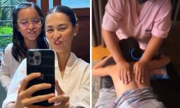 Mỹ nhân đẹp nhất Philippines gây tranh cãi khi khoe cảnh con gái 7 tuổi đi mát xa, dân mạng liên tưởng ngay đến tiểu thư nhà Becks 