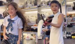 Vợ cũ Hoài Lâm hiếm hoi cho 2 ái nữ lên sóng, Gà và Cún nay đã điệu đà và ra dáng thiếu nữ 