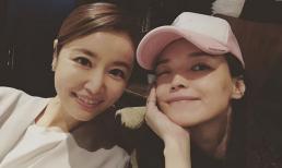 Thư Kỳ tình cờ gặp Lâm Tâm Như, đây là khoảng cách giữa lão hóa tự nhiên và làm đẹp quá đà  