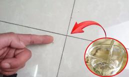 5 cách đơn giản để làm sạch những khe gạch ốp đọng cặn bẩn bằng nguyên liệu có sẵn 