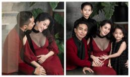 Khánh Thi lấp ló vòng một phồn thực trong bộ ảnh gia đình