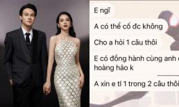 Quỳnh Lương hé lộ đoạn tin nhắn đã lâu với Tiến Phát, hoá ra tình yêu từng bão táp thế này 