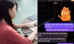 Cô gái Gen Z 'thả sticker' khi xin việc online, bị nhà tuyển dụng 'tiễn vong' lập tức lên mạng bức xúc