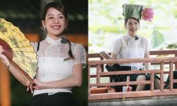 Chi Pu ghi điểm với hành động tinh tế trên show truyền hình xứ Trung