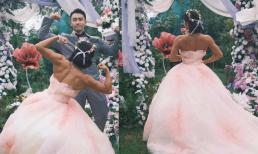 Cô dâu khoe cơ bắp trong ảnh cưới, dân mạng phán: 'Nhìn đã biết gia đình yên ấm rồi!' 