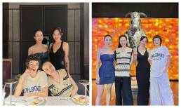 Đàm Thu Trang khoe hội bạn 'cực phẩm' hội ngộ, nhan sắc liệu có bị lép vế khi mãi giản dị?