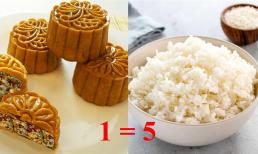 Bánh trung thu mỗi năm chỉ ăn một dịp và rất dễ béo, ăn một miếng bánh trung thu bằng 5 bát cơm. Mỗi ngày bạn được ăn mấy miếng?