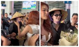 Lan Khuê mang nón lá ra sân bay tặng Mai Dvika, 'Ma nữ đẹp nhất Thái Lan' ra sao khi để mặt mộc?