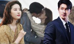 Lưu Diệc Phi và Bành Quán Anh ôm nhau tình cảm và hôn tạm biệt trên phim trường