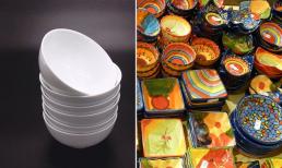 Bát nên chọn loại màu trắng hay sặc sỡ hoa văn? Cõ những kiểu bát đĩa mà bạn nên tránh xa