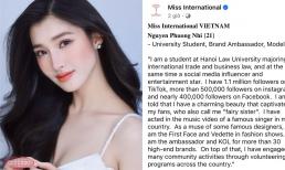 Á hậu Phương Nhi chính thức hé lộ profile tại trang chủ Miss International, fans quốc tế phản ứng thế nào? 