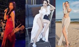 Mẹo nhỏ giúp mỹ nhân Vbiz 'kéo dài chân', không phải ai cũng đủ dũng cảm để thử 