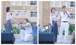 Chi Dân cầu hôn cô gái lạ trê sân khấu, chuyện là thế nào?