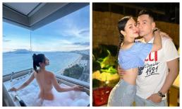 Lý Bình trổ tài chụp ảnh bán nude trong bồn tắm đầy táo bạo cho Phương Trinh Jolie