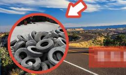 Khi người Mỹ làm đường, tại sao họ lại chôn nhiều lốp xe xuống mặt đường cao tốc? 