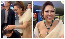 Phi Thanh Vân ghi điểm vì hành động tinh tế tại sự kiện, nhan sắc qua camera thường thế nào?