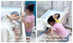 Con gái Khánh Thi đốn tim người hâm mộ vì hành động sâu sắc và ấm áp khi mẹ lâm bồn