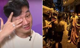 MC Thành Trung lặng người, bật khóc khi có người quen qua đời trong vụ cháy chung cư mini tại Hà Nội