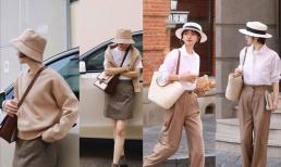 Đây là những gì phụ nữ trung niên nên mặc trong mùa thu: Mặc nhiều tông màu đất và áo sơ mi thanh lịch 