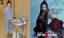 Huyền Baby 'Chị Đẹp Đạp Gió Rẽ Sóng' lộ ảnh khi mới sinh xong, nhan sắc thế nào?