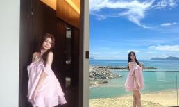 Ngưng diện đồ cá tính, con gái út Quyền Linh quay lại với hình ảnh bánh bèo, visual được khen nức nở