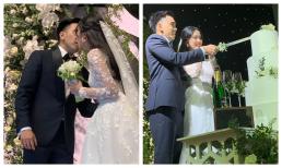 Á hậu Phương Anh lộ diện cực xinh đẹp trong đám cưới, ông xã có hành động vô cùng tinh tế