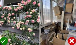 Thực hiện nguyên tắc '5 chọn - 6 không' cho ban công, gia chủ đón nhận mưa tài lộc, may mắn ngập tràn