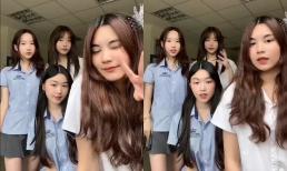 Bộ đội ái nữ nhà Quyền Linh khoe nhan sắc khi đi học, visual nổi bật hơn hẳn bạn bè