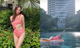 Lương Thùy Linh thả dáng nuột nà với đồ tắm, body hiện tại gây sốt vì quá đỉnh 