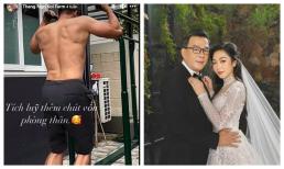 Hậu chia tay Hà Thanh Xuân, Thắng Ngô chăm chỉ tập gym 'độ' hình thể