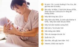 Hóa ra đây là lý do người trẻ ngại sinh con, bảng danh sách chi cho em bé 35 triệu đồng/tháng 'gây choáng' 
