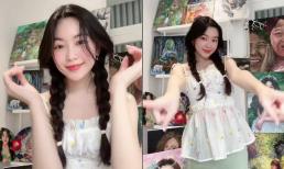 Con gái Quyền Linh tiếp tục khoe nhan sắc rạng ngời, hiếm hoi hé lộ góc phòng nghệ thuật chứng tỏ tài năng hội họa 