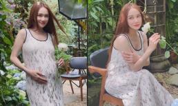 Nhã Phương khoe bụng bầu những tháng cuối thai kỳ, nhan sắc ra sao mà được dân mạng khen nức nở?