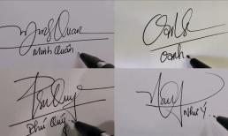 Nét chữ - nết người, nhìn chữ ký đoán ngay vận mệnh sang hèn của một người