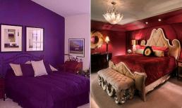 Phòng ngủ nếu để tông màu này nên sơn lại ngay, về lâu dài gây hao tổn sức khỏe, ảnh hưởng tình cảm vợ chồng