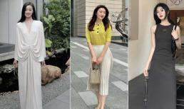 Khi phụ nữ mặc váy dài, tốt nhất đừng mắc phải hai sai lầm này, nếu không sẽ trông lùn và thấp béo