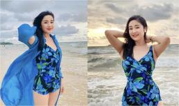 Mỹ nhân 'Lá ngọc cành vàng' - NSND Thu Hà hiếm hoi tung ảnh diện đồ bơi, hé lộ vóc dáng gợi cảm ở tuổi 54