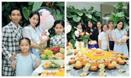 Phan Hiển tổ chức đầy tháng cho con gái thứ ba, nhan sắc Khánh Thi gây thương nhớ